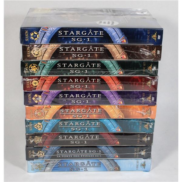 STARGATE SG-1 SEASONS 1-10 ON DVD. NEW SEALED