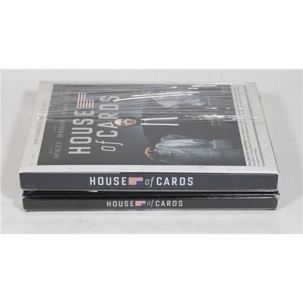 HOUSE OF CARDS SEASONS 1 AND 2 ON DVD. NEW SEALED