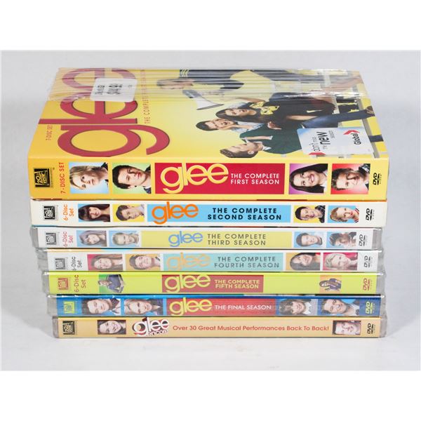 GLEE SEASONS 1-6 + ENCORE ON DVD. NEW SEALED