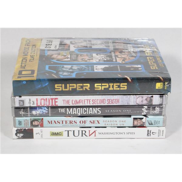 LOT OF ASSORTED NEW SEALED TV SEASONS INCLUDING