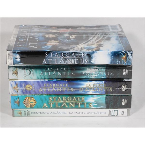 STARGATE ATLANTIS SEASONS 1-5 ON DVD. NEW SEALED