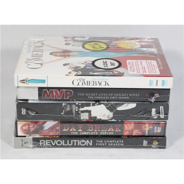 BUNDLE OF ASSORTED NEW SEALED TV SEASONS INCLUDING