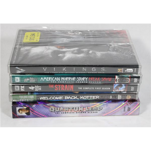 BUNDLE OF ASSORTED NEW SEALED TV SEASONS INCLUDING