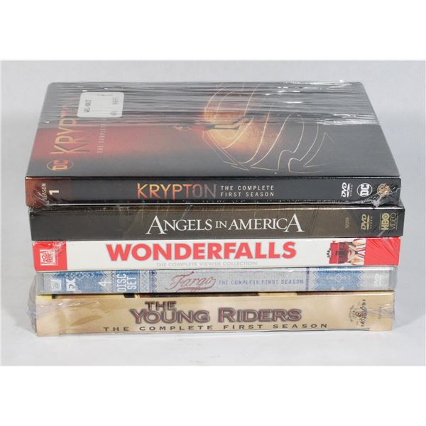 LOT OF NEW SEALED TV SEASONS INCLUDING KRYPTON,