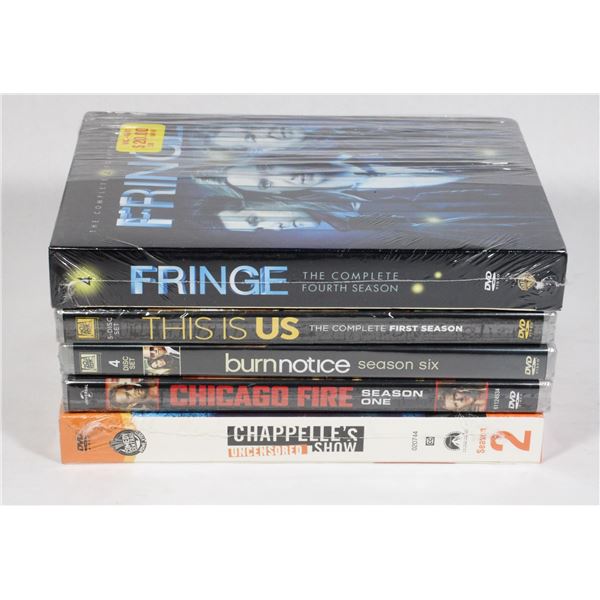 LOT OF NEW SEALED TV SEASONS INCLUDING RINGE, THIS