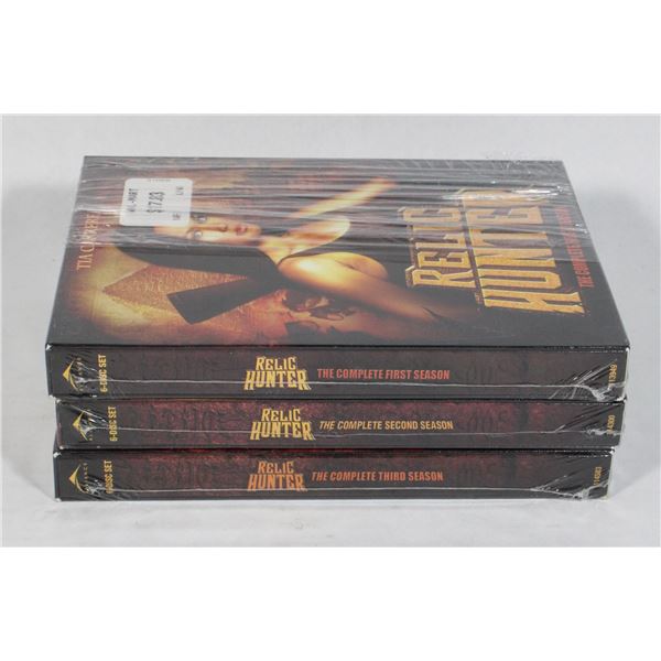 RELIC HUNTER SEASONS 1-3 ON DVD. NEW SEALED