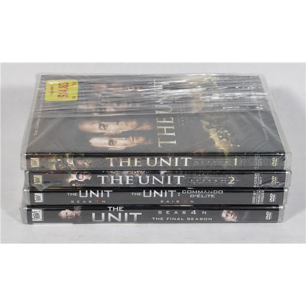 THE UNIT SEASONS 1-4 ON DVD. NEW SEALED