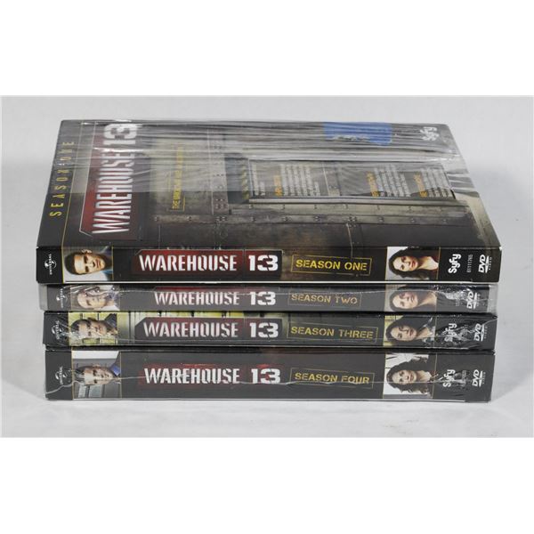 WAREHOUSE 13 SEASONS 1-4 ON DVD. SEASON 1 OPEN
