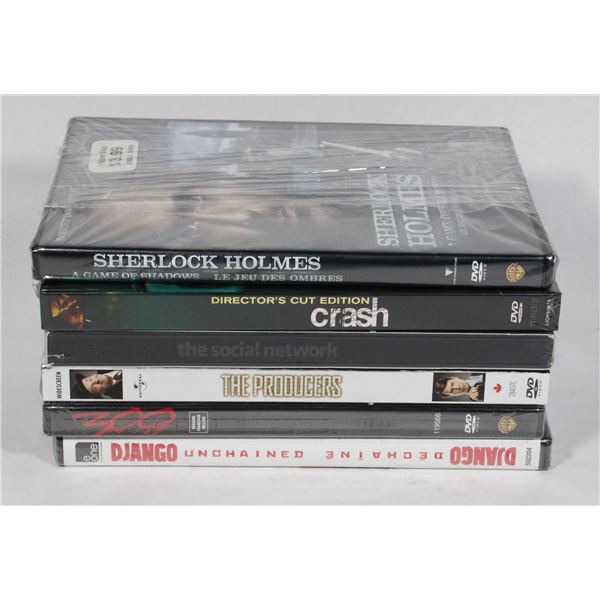 BUNDLE OF NEW SEALED DVDS INCLUDING