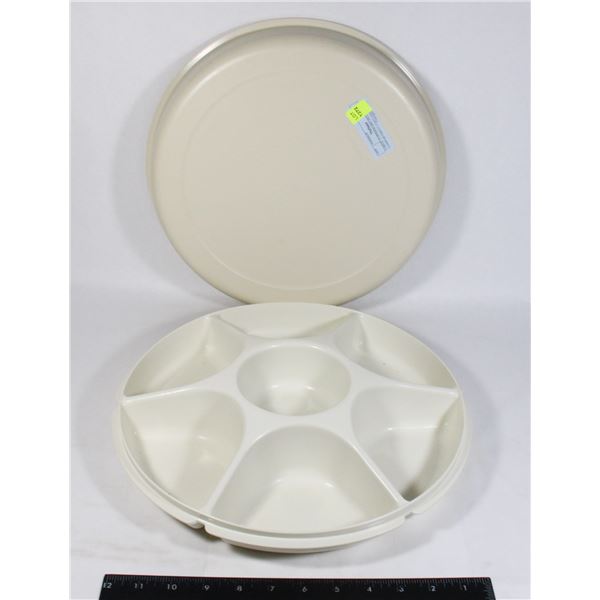 LARGE TUPPERWARE MULTI COMPARTMENT CONTAINER