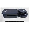 Image 1 : THREE BLUE MATCHING TUPPERWARE CONTAINERS WITH