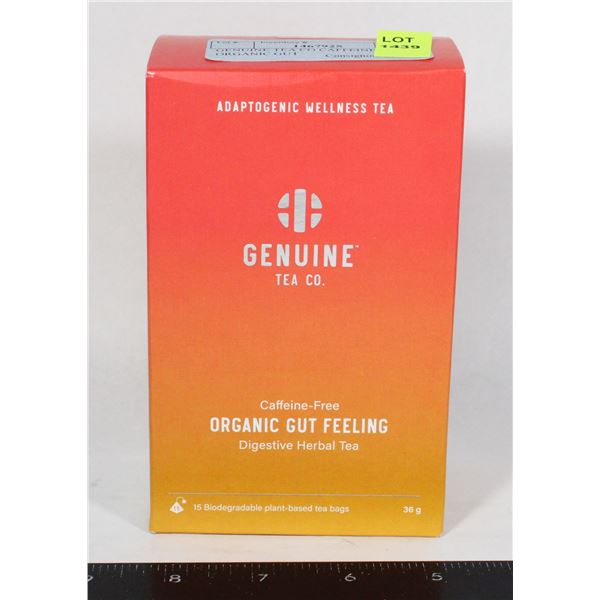GENUINE TEA CO CAFFEINE FREE ORGANIC GUT