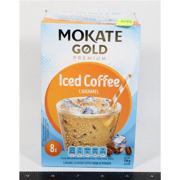 MOKATE GOLD PREMIUM ICED COFFEE CARAMEL 8 PACK
