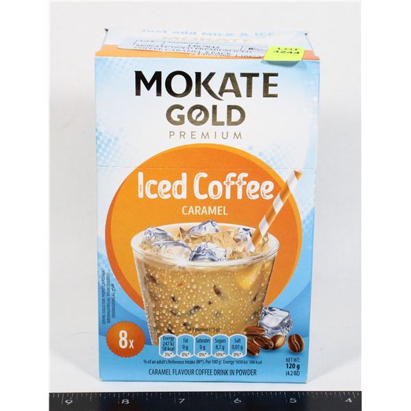MOKATE GOLD PREMIUM ICED COFFEE CARAMEL 8 PACK