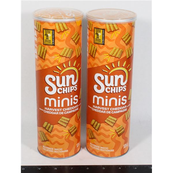 TWO PACKS OF SUN CHIPS MINIS 106G EACH