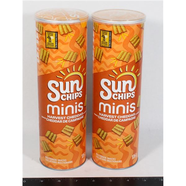 TWO PACKS OF SUN CHIPS MINIS 106G EACH