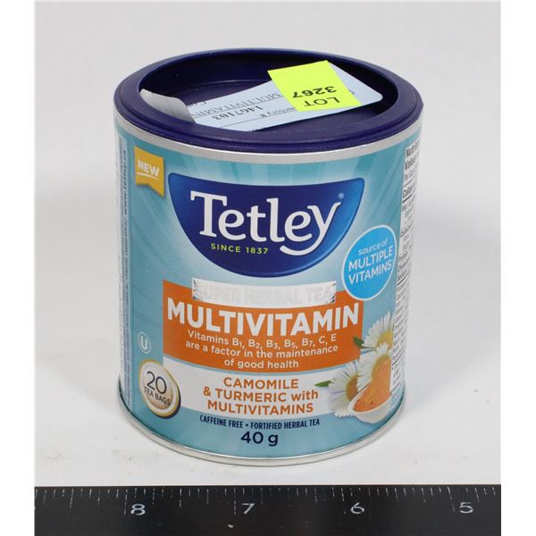 CAN OF MULTIVITAMIN TEA