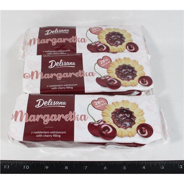 THREE PACKS OF MARGARETKA COOKIES