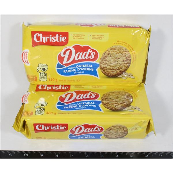 TWO DADS CLASSIC OATMEAL COOKIES 320G EACH