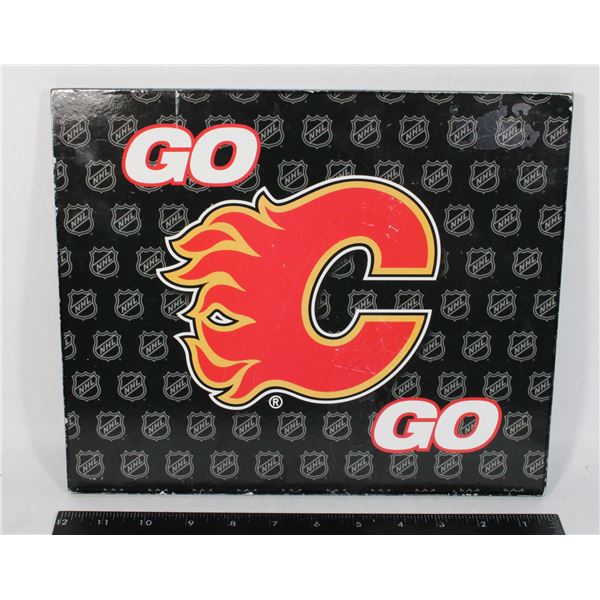 CALGARY FLAMES PLAQUE