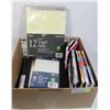 Image 1 : LARGE LOT OF BINDERS AND OTHER SUPPLIES
