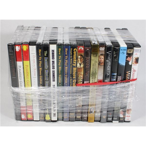 APPROX 20 ASSORTED DVDS INCLUDING HOW TO
