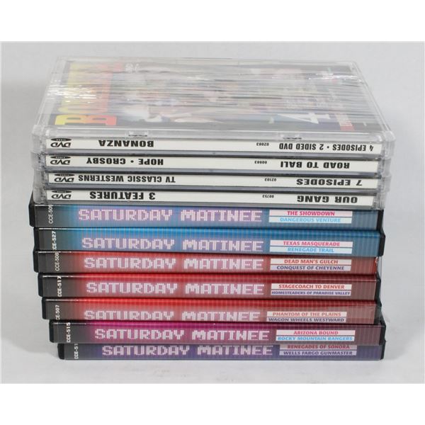 LOT OF ASSORTED DVDS, ALL ARE COMPLETE BUT NOT