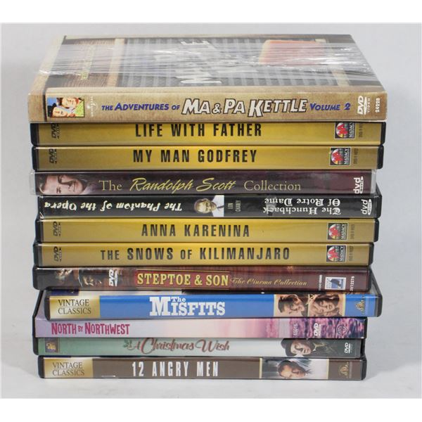 LOT OF ASSORTED DVDS, ALL ARE COMPLETE BUT NOT