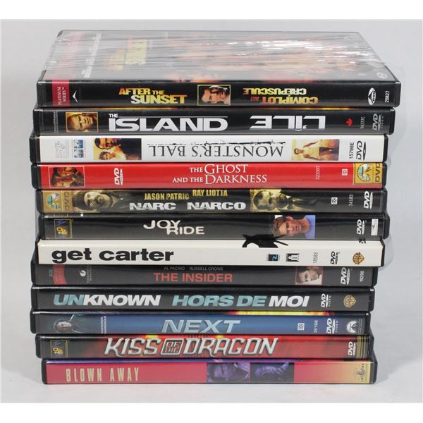 LOT OF ASSORTED DVDS, ALL ARE COMPLETE BUT NOT