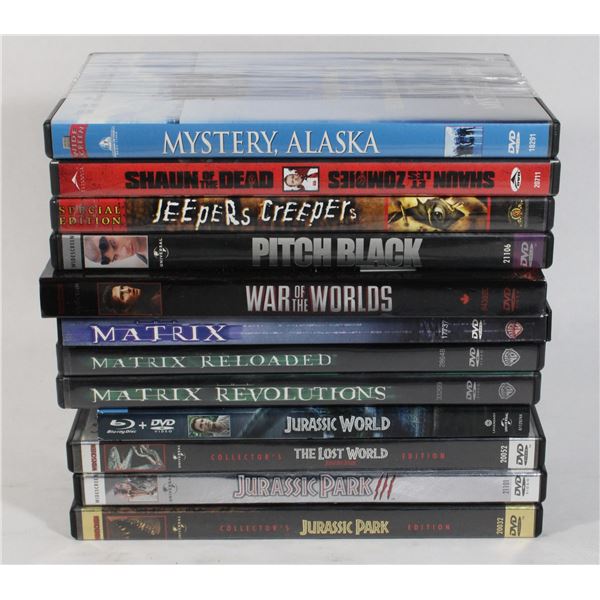LOT OF ASSORTED DVDS, ALL ARE COMPLETE BUT NOT
