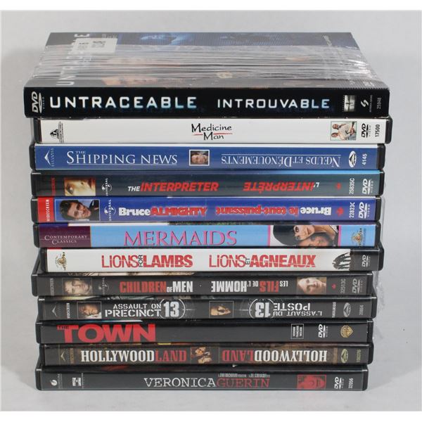 LOT OF ASSORTED DVDS, ALL ARE COMPLETE BUT NOT