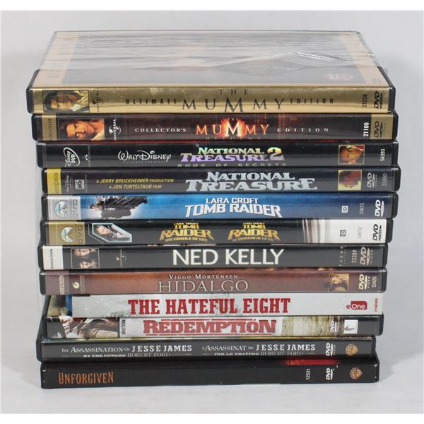 LOT OF ASSORTED DVDS, ALL ARE COMPLETE BUT NOT