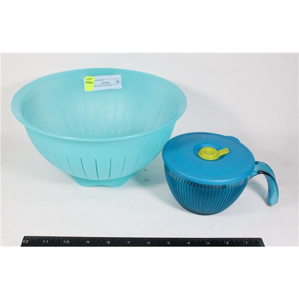 TUPPERWARE STRAINER SOLD WITH TUPPERWARE