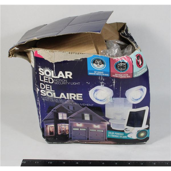 SOLAR LED MOTION SECURITY LIGHT