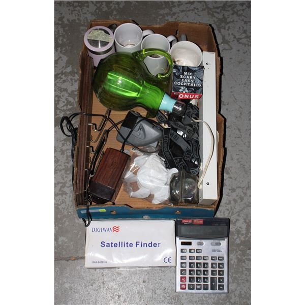 LARGE FLAT OF ASSORTED ITEMS INCLUDING