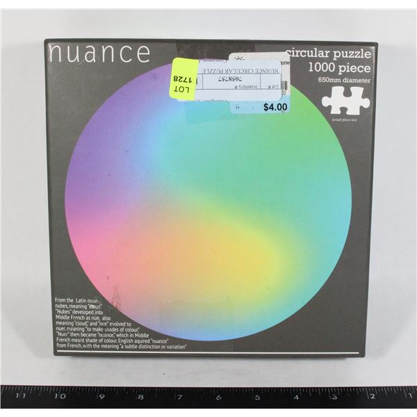 NUANCE CIRCULAR PUZZLE