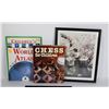 Image 1 : CHILDRENS BOOKS AND PICTURE FRAME