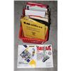 Image 1 : BASKET OF PARTS MANUALS AND AUTOMOTIVE BOOKS