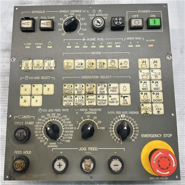 Fanuc/Okuma #A20B-2002-0470/08B / #E021-161-100-231 Operator Panel