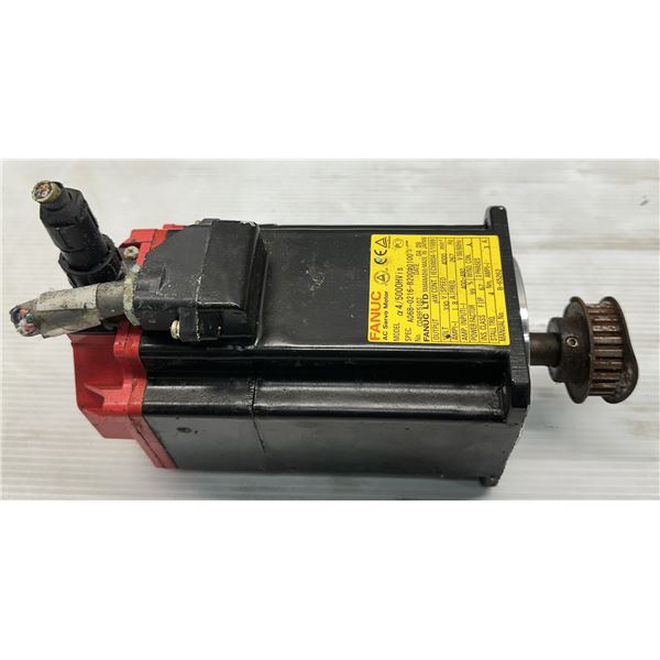 Fanuc #A06B-0216-B200#0100 AC Servo Motor w/#A860-2000-T321 Pulse Coder