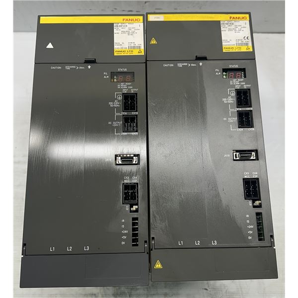 (2) Fanuc #A06B-6087-H126 Power Supplies