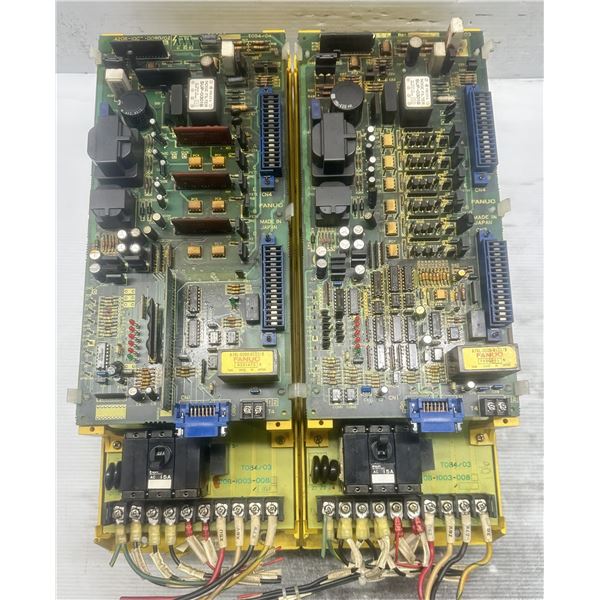 (2) Fanuc #A06B-6058-H006 Servo Amplifiers
