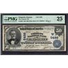 1902 $50 Emporia KS National PMG 25