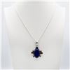 Image 1 : Natural 14.5 Ct Blue Lapis Lazuli Pendant