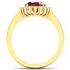 Image 4 : 14KT Yellow Gold 1.5ct Ruby and Diamond Ring