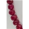 Image 2 : Beautiful Large 592.5 Ct Mined From The Earth Ruby Necklace