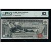 1896 $1 Educational Silver Certificate PMG 63