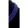 Image 3 : Gorgeous 984.5 Ctw Natural Blue Sapphire 3 Strand Necklace