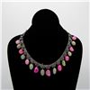 Image 3 : Certified Multi Color Onyx Necklace Earring Set