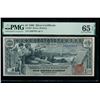 Image 1 : 1896 $1 Educational Silver Certificate PMG 65EPQ